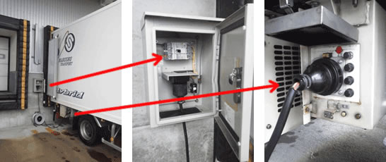 丸周運送スタンバイモーターの設置